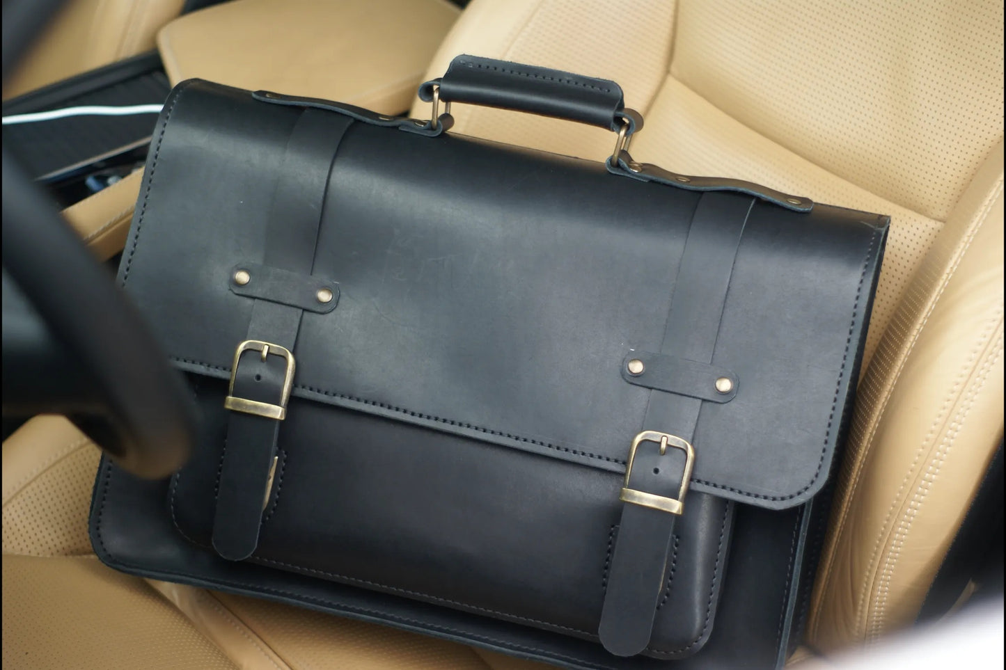 Briefcase "Oldworker" - Siyah