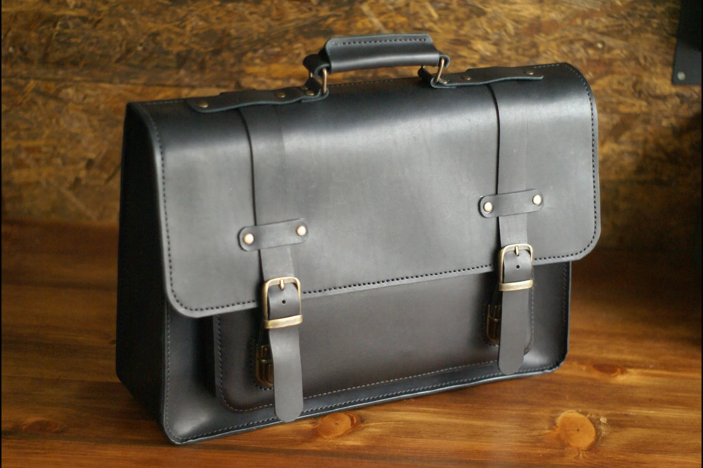 Briefcase "Oldworker" - Siyah