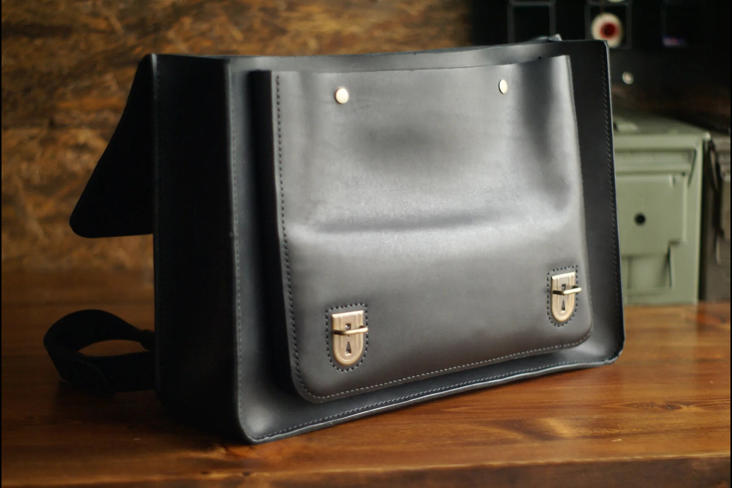 Briefcase "Oldworker" - Siyah